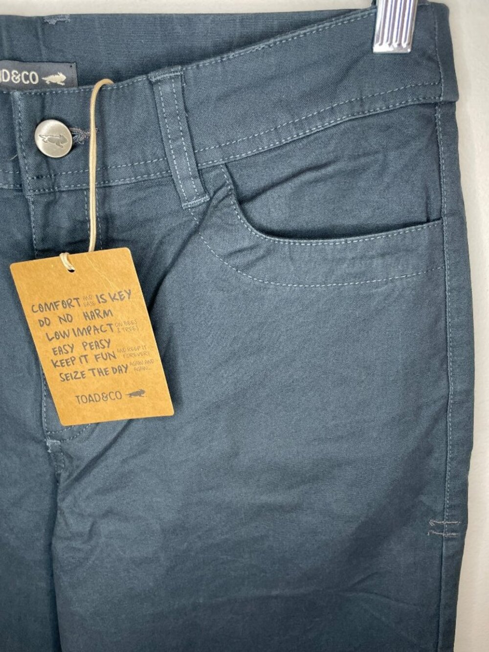 Toad & Co Adventure Ready Khaki Pants Women's Sz 10 NWT - Picture 3 of 9